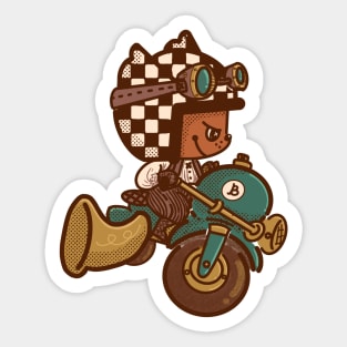 Steampunk MotoBub Sticker